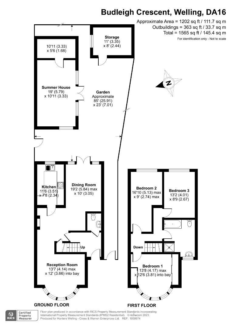 Property details for Budleigh Crescent, Welling Offers Over £500,000